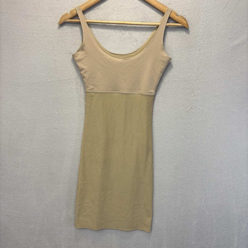 SPANX Shapewear Slip Womens Small Beige One Piece Slimming Body Shaper Slimming